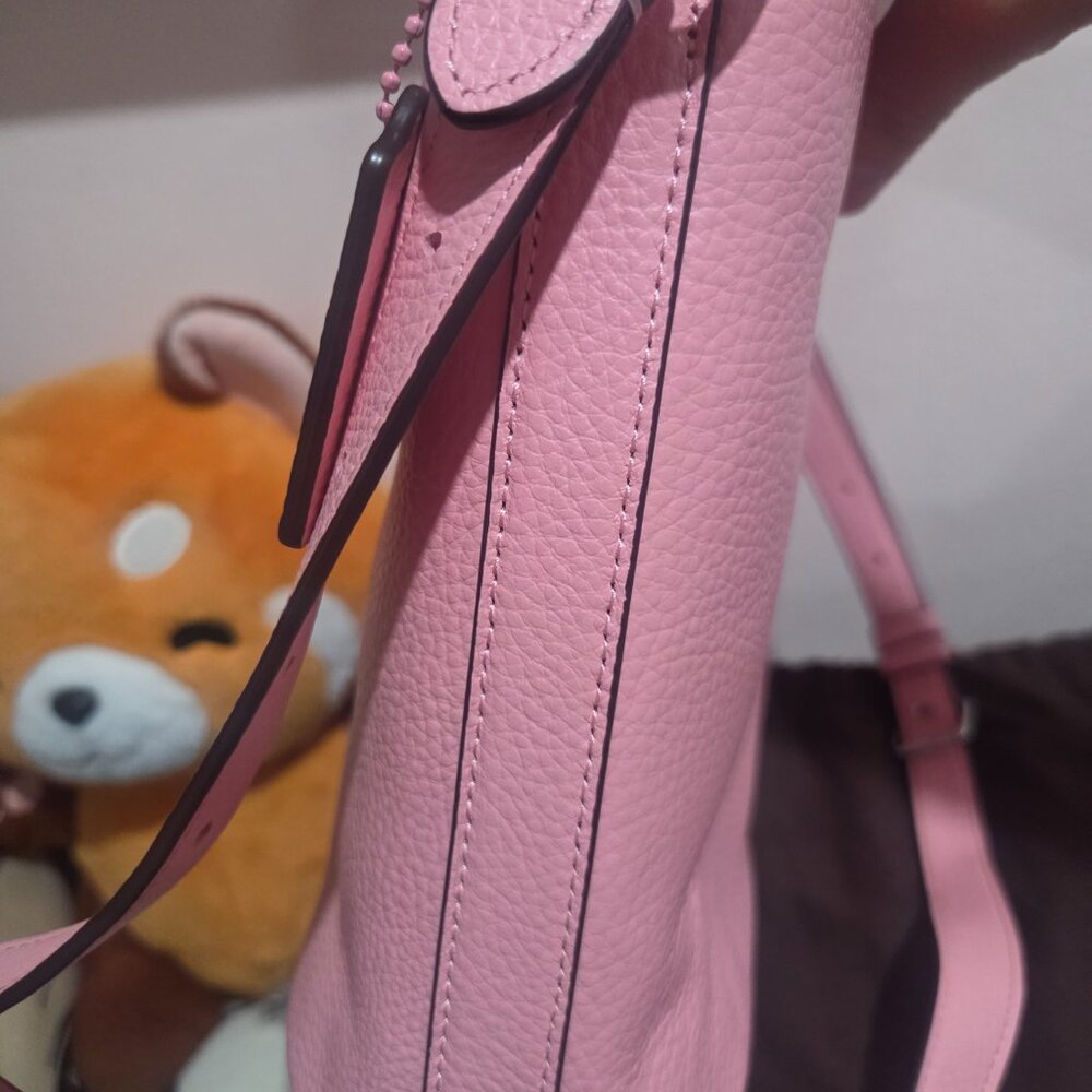 Pink Leather Coach bag and wallet - Picture 11 of 16